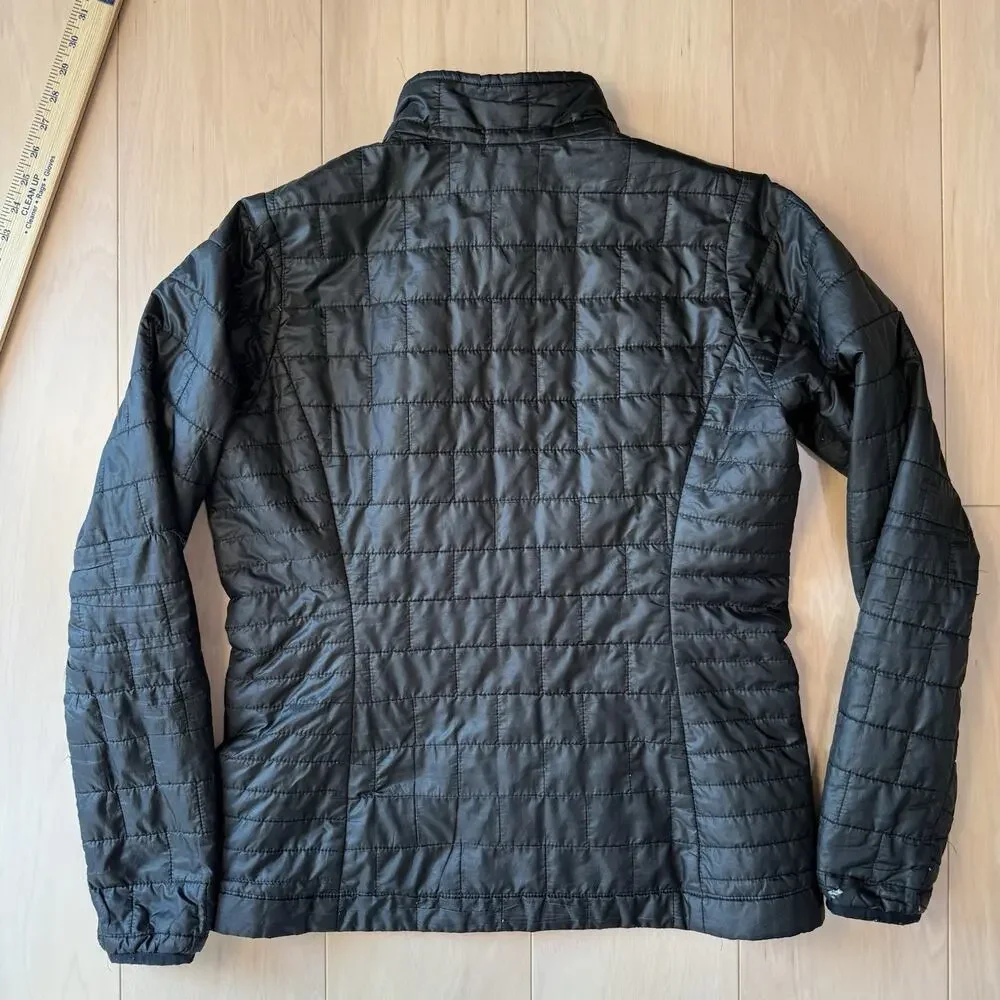 Patagonia Nano Puff Jacket Women's Large Black Puffer Insulated Outerwear - Picture 10 of 10